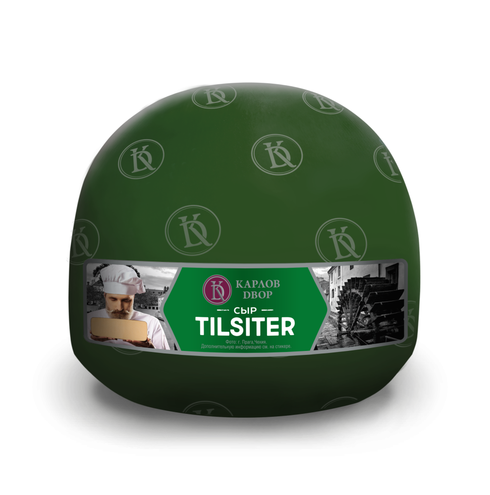 Tilsiter, 45% 1.6кг. ТМ Карлов Двор